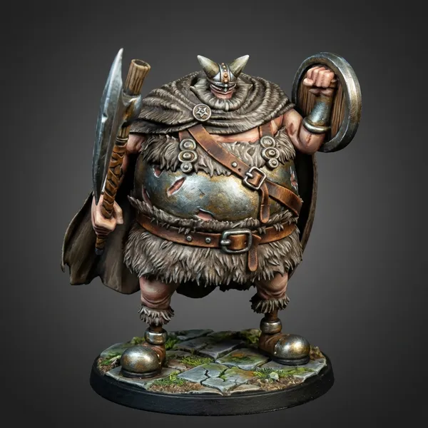 Brogy Sun Pirate STL · DND Anime Miniature — One Piece 3D Print | Elbaf Giant · Little Garden — 3D printable STL