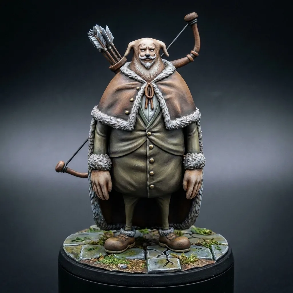Chess STL · DND Anime Miniature — One Piece 3D Print | Drum Island · Wapol's Henchman — main view