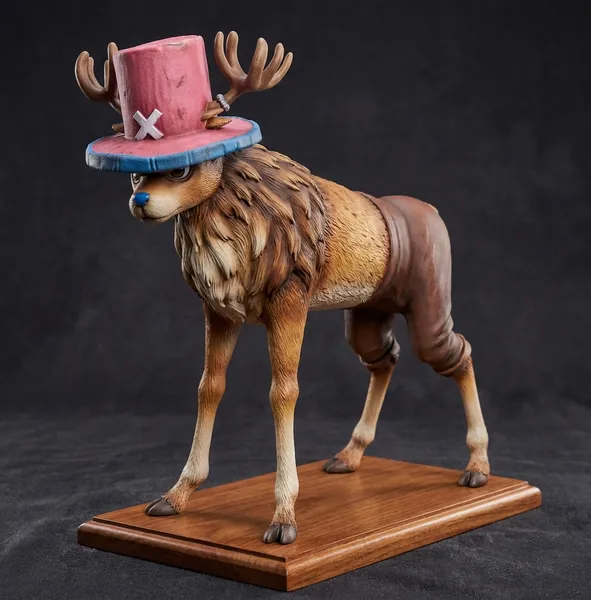 Tony Tony Chopper · Walk Point STL · DND Anime Miniature — One Piece 3D Print | Animal Form · Pre-Timeskip