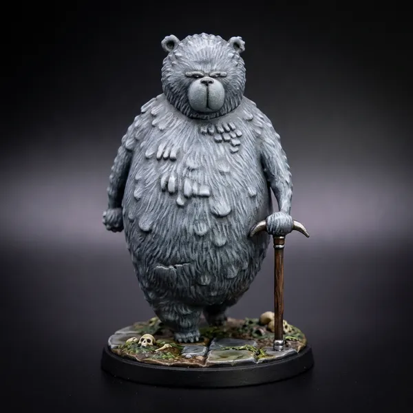 Hiking Bear STL · DND Anime Miniature — One Piece 3D Print | Drum Island · The Polite Bear — 3D printable STL