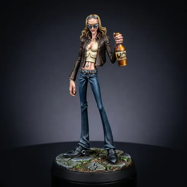 Doctorine Kureha STL · DND Anime Miniature — One Piece 3D Print | Drum Island · 140-Year-Old Doctor — 3D printable STL