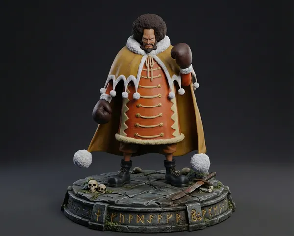 Kuromarimo STL · DND Anime Miniature — One Piece 3D Print | Drum Island · Wapol's Henchman — 3D printable STL