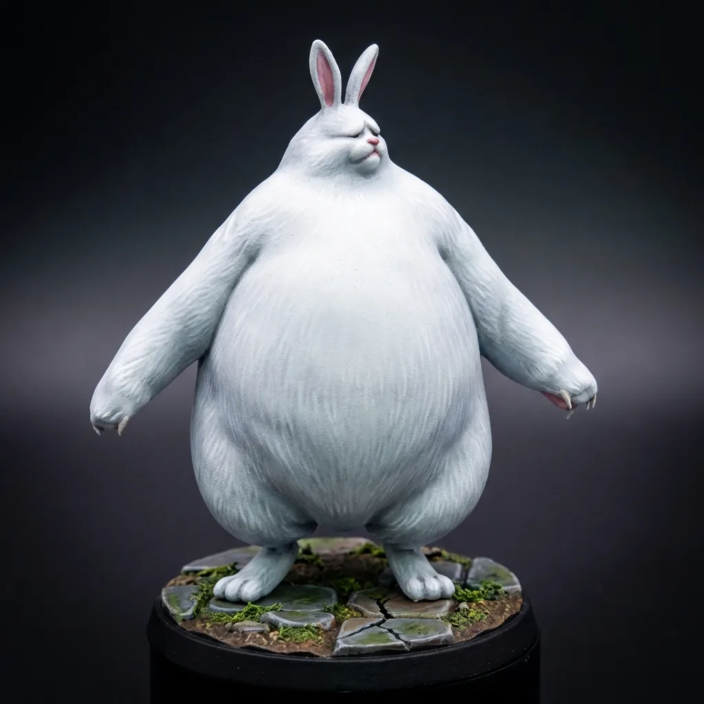 Lapahn STL · DND Anime Miniature — One Piece 3D Print | Drum Island · Native Creature — main view