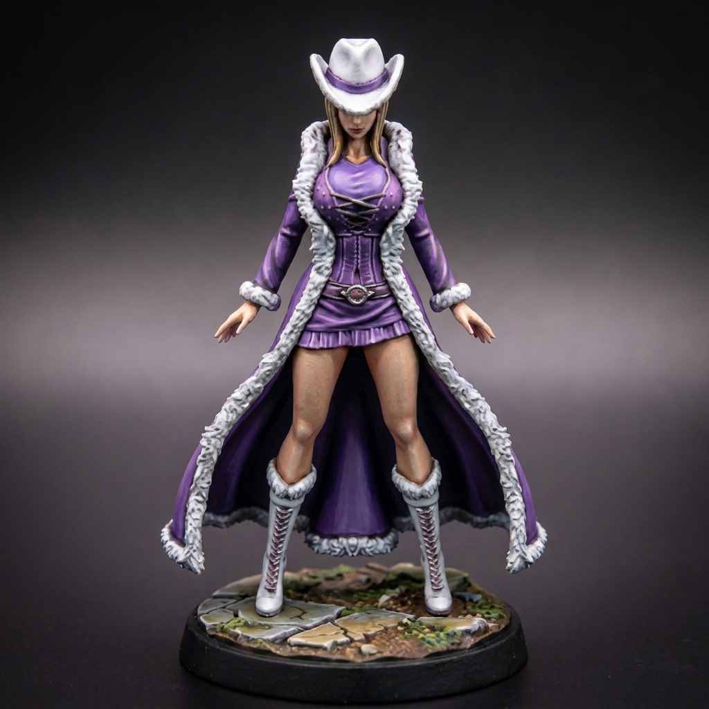 Miss All Sunday (Nico Robin) STL · DND Anime Miniature — One Piece 3D Print | Baroque Works · Vice Boss — 3D printable STL