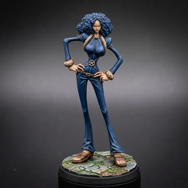 Miss Doublefinger · Paula STL · DND Anime Miniature — One Piece 3D Print | Baroque Works · Officer Pair #1 — 3D printable STL