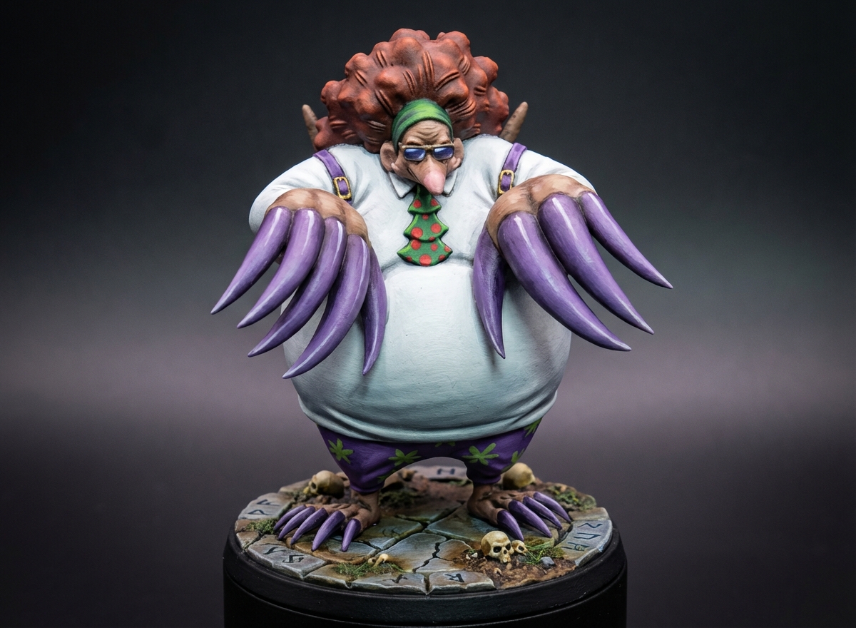 Miss Merry Christmas STL · DND Anime Miniature — One Piece 3D Print | Baroque Works · Officer Pair #4 — 3D printable STL