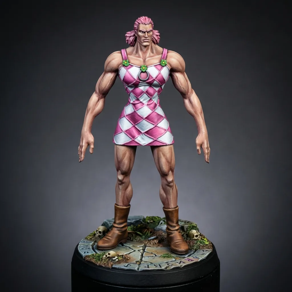 Miss Monday STL · DND Anime Miniature — One Piece 3D Print | Baroque Works · Officer Pair #8 — main view