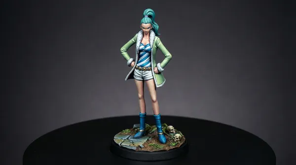 Miss Wednesday (Vivi Undercover) STL · DND Anime Miniature — One Piece 3D Print | Baroque Works · Officer Pair #9 — 3D printable STL