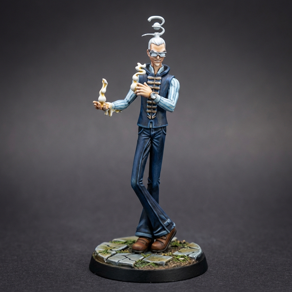 Mr. 3 · Galdino STL · DND Anime Miniature — One Piece 3D Print | Baroque Works · Officer Pair #3 — 3D printable STL