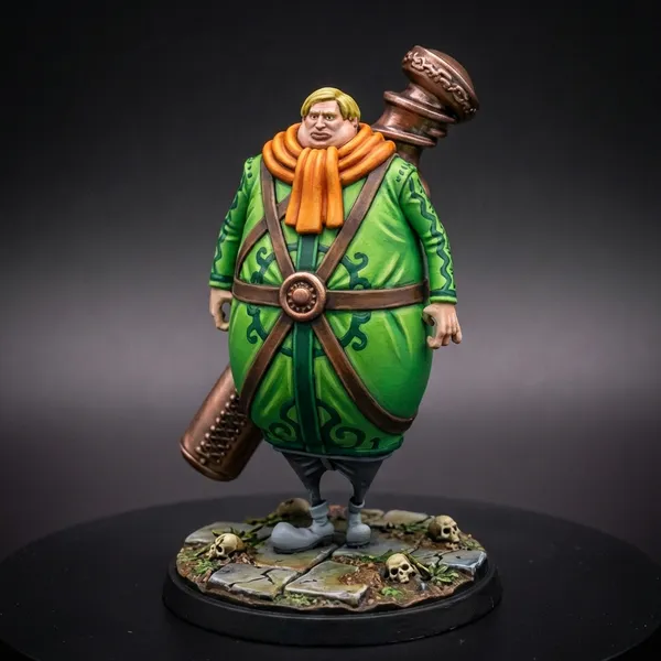 Mr. 4 STL · DND Anime Miniature — One Piece 3D Print | Baroque Works · Officer Pair #4 — 3D printable STL
