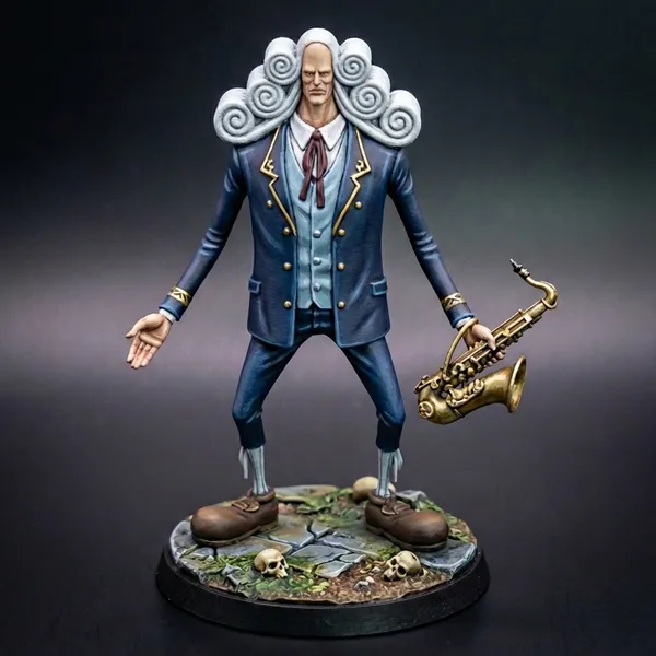 Mr. 8 · Igaram STL · DND Anime Miniature — One Piece 3D Print | Baroque Works · Officer Pair #8 — 3D printable STL