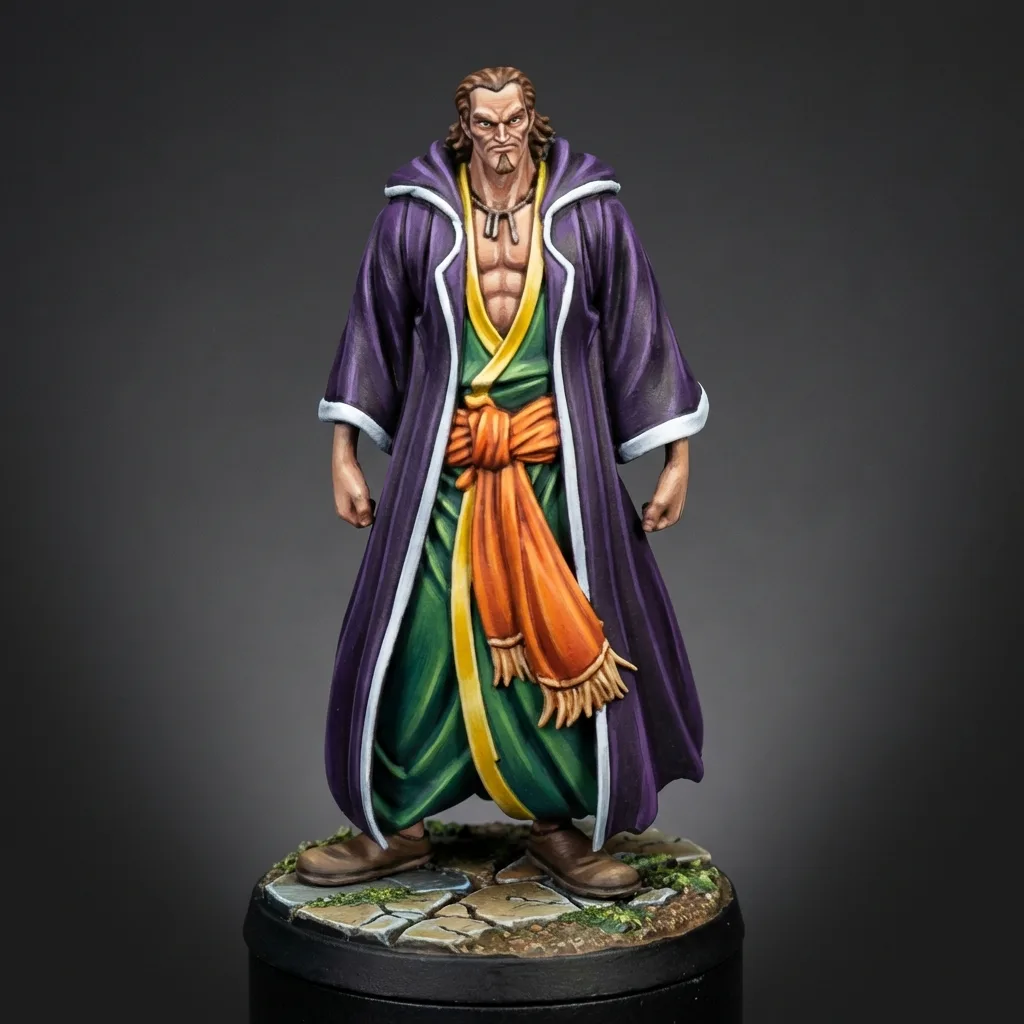 Nefertari Cobra STL · DND Anime Miniature — One Piece 3D Print | King of Alabasta — main view
