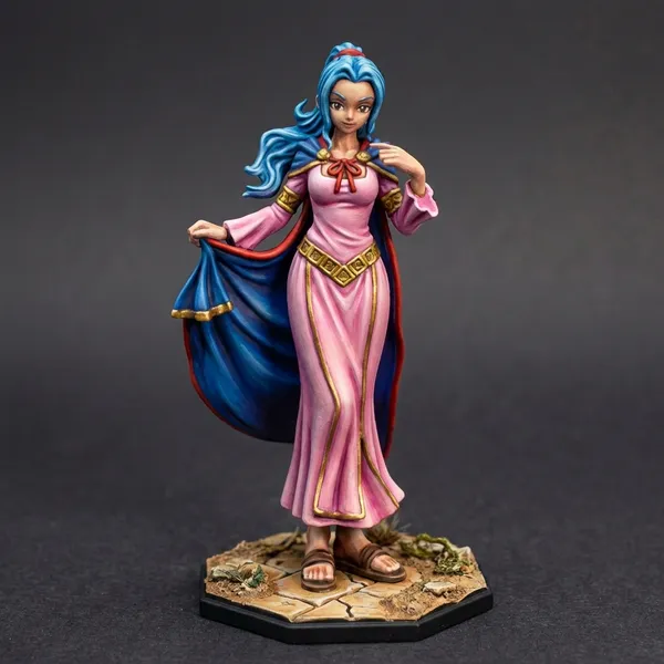 Nefertari Vivi STL · DND Anime Miniature — One Piece 3D Print | Princess of Alabasta — 3D printable STL