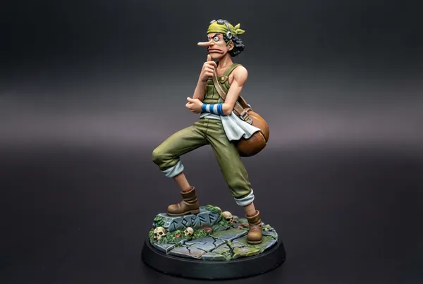 Usopp STL · DND Anime Miniature — One Piece 3D Print | Pre-Timeskip · Straw Hat Sniper — 3D printable STL