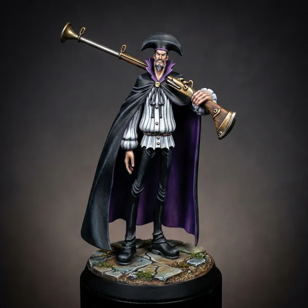 Van Augur STL · DND Anime Miniature — One Piece 3D Print | Blackbeard Pirates · Sniper — 3D printable STL
