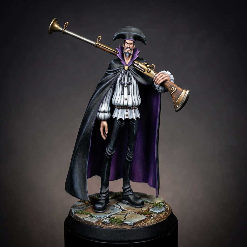 Van Augur STL · DND Anime Miniature — One Piece 3D Print | Blackbeard Pirates · Sniper — 3D printable STL
